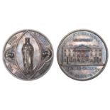 Beaumont College, Windsor, [c. 1860(?)], a silver medal, unsigned and undated faÃ§ade of the...