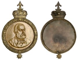 FRANCE, Compte de Chambord, c. 1870, a cast bronze medal, uncertain signature, bust three-qu...