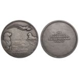 GERMANY, SMS MÃ¶we, [c. 1915], a satirical cast iron medal by P. LeibkÃ¼chler, undated, seagul...