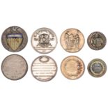 Local, LONDON, Battersea Polytechnic, a silver and enamelled award medal, unsigned, rev. nam...
