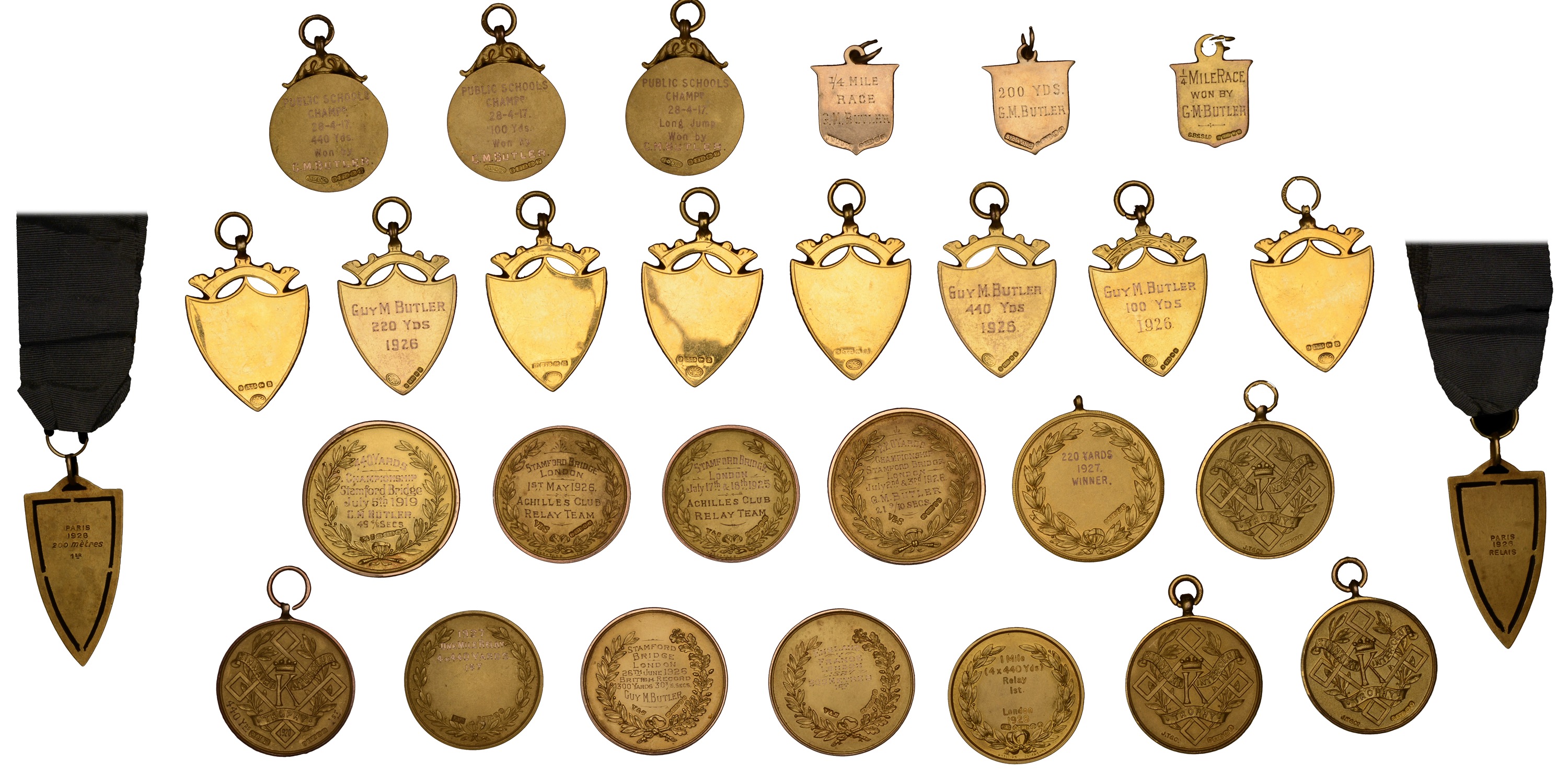 London Athletic Club, a gold award medal by J. Daffern & Co, named (Public Schools Champp.,... - Image 4 of 7