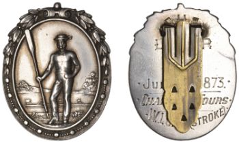 Rochdale, Littleborough, Hollingworth Lake Rowing Club, a silver award medal, unsigned, rowe...