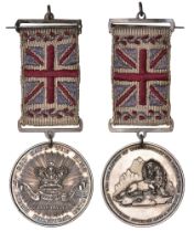 Birmingham Political Union, 1830, a silver medal by C. Jones, radiant crown, ribbon below, r...