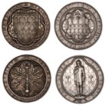 Local, OXFORDSHIRE, Magdalene College School, Oxford, silver award medals (2), unsigned, arm...