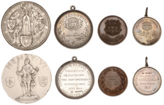 Eton & Windsor Humane Society, an engraved silver medal, rev. named (J.H. Patteson, The Best...