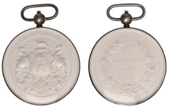 Local, LONDON, Merchant Tailors' School, Montefiore Hebrew Prize, 1838, a frosted silver med...