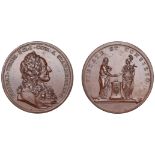 AUSTRIA, Count of Starhemberg, [1776], a copper medal by T. van Berckel, undated, bust right...