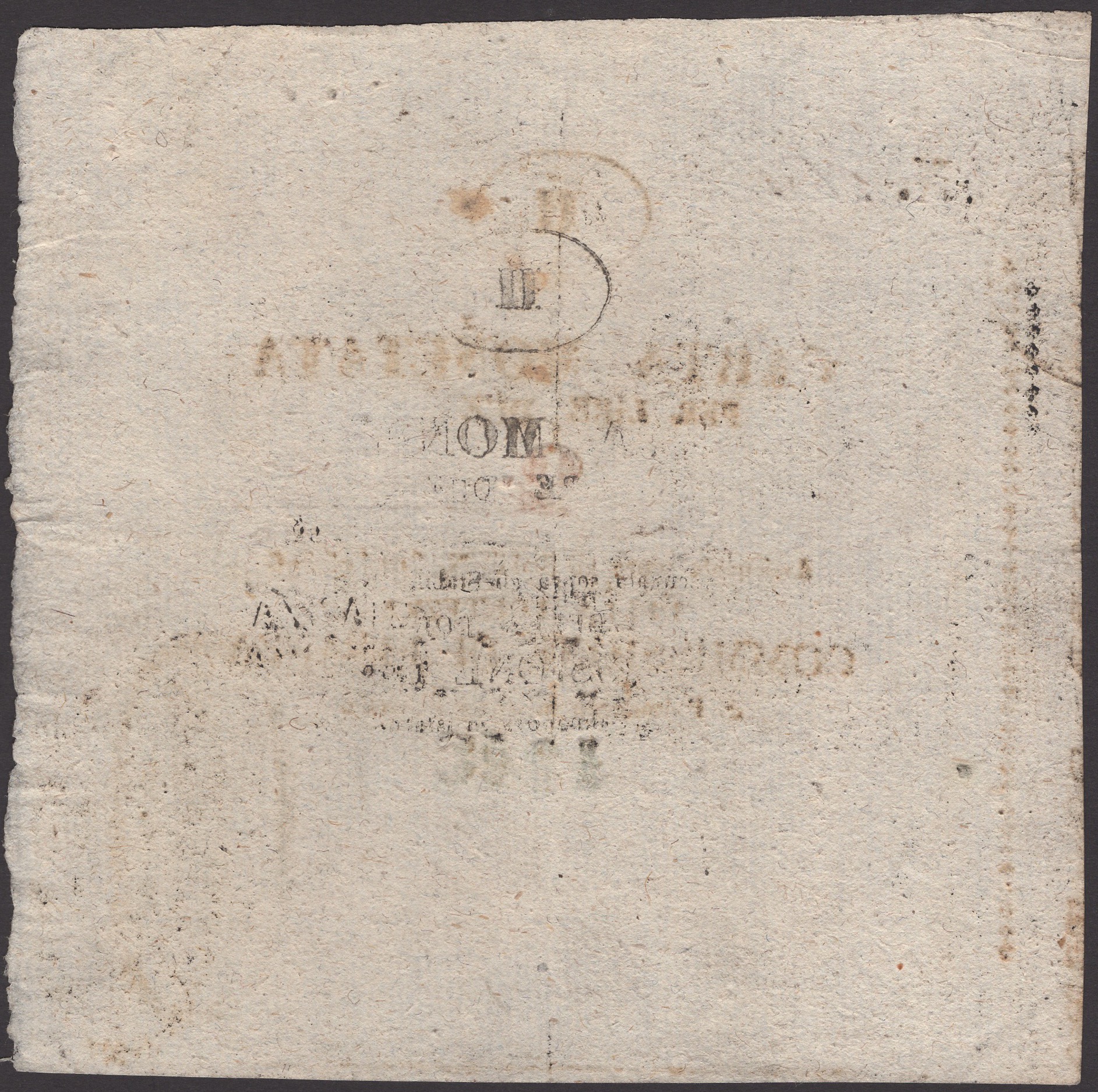 Siege of Palmanova, 2 Lire, 1848, serial number 2601, four manuscript signatures, a superb... - Image 2 of 2