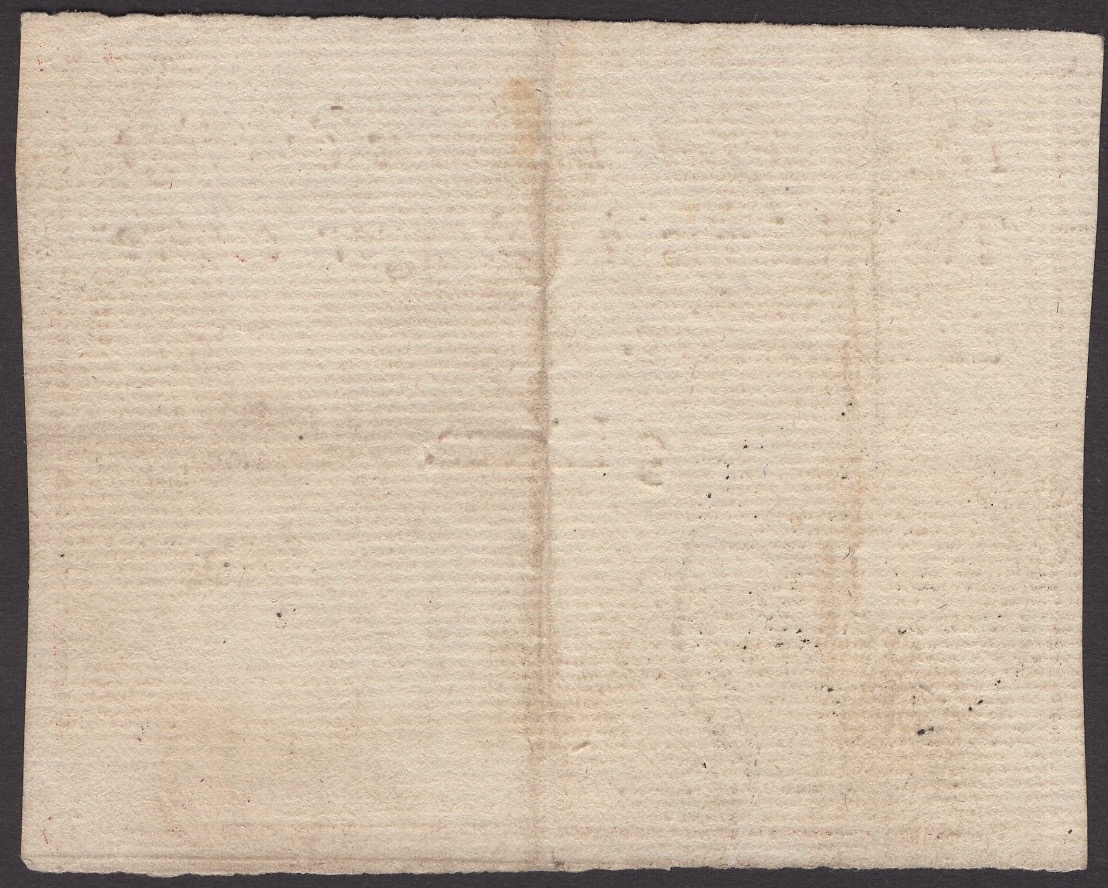 Siege of Mayence, 3 Livres, second issue, May 1793, serial number 30653, three manuscript... - Image 2 of 2