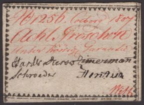 Siege of Colberg, 8 Groschen, first issue, 1807, serial number 1256, six manuscript...