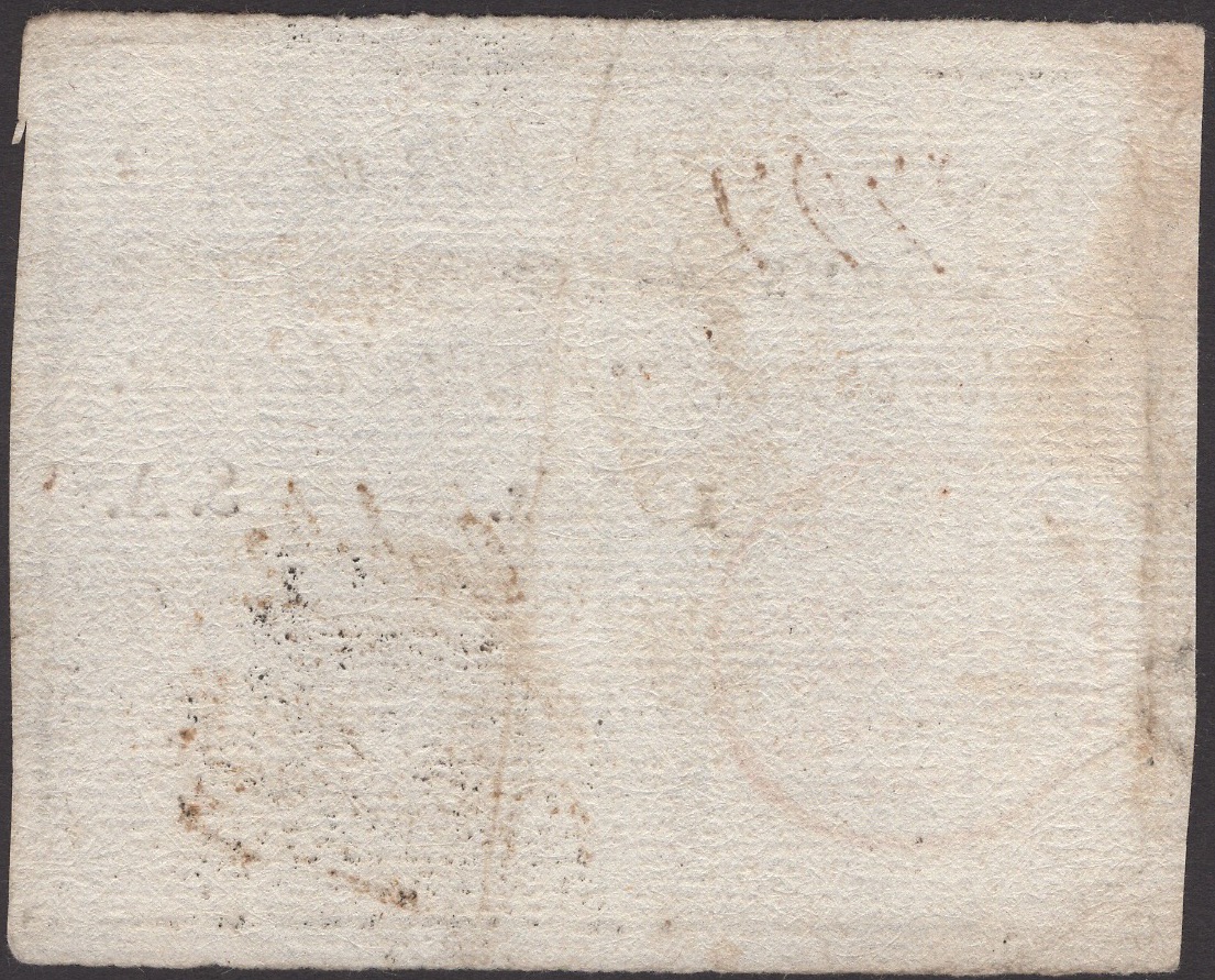 Siege of Mayence, 10 Sous, second issue, May 1793, serial number 8797, three printed... - Bild 2 aus 2