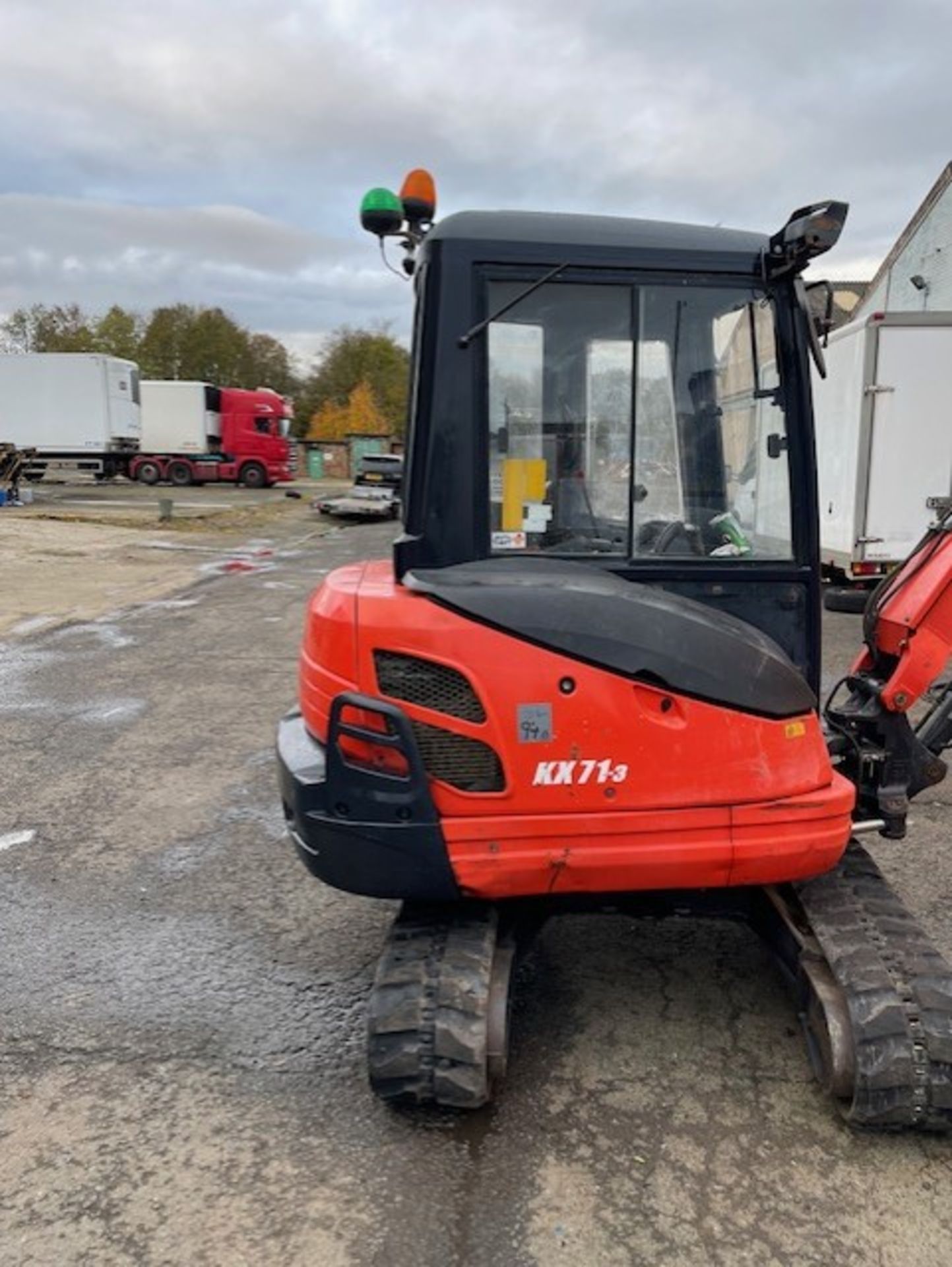 Kubota kx71  3 ton excavator 2015 in very decent condition all working always serviced 3k plus hours - Image 4 of 9