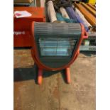 Elite heat infrared portable 110v heater. Needs new bulbs