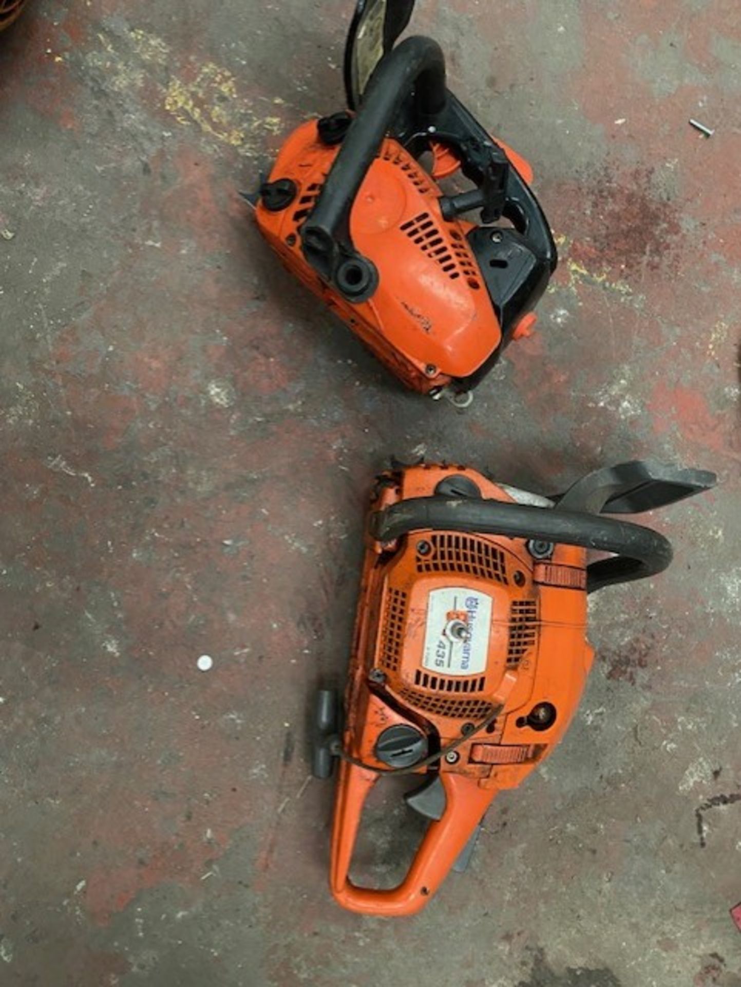 2x Chainsaws no blades , 1 x Husqvarna , 1 x Ecco