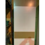 1x new internal door G4H White wood grain 1981 x 610 x 35mm