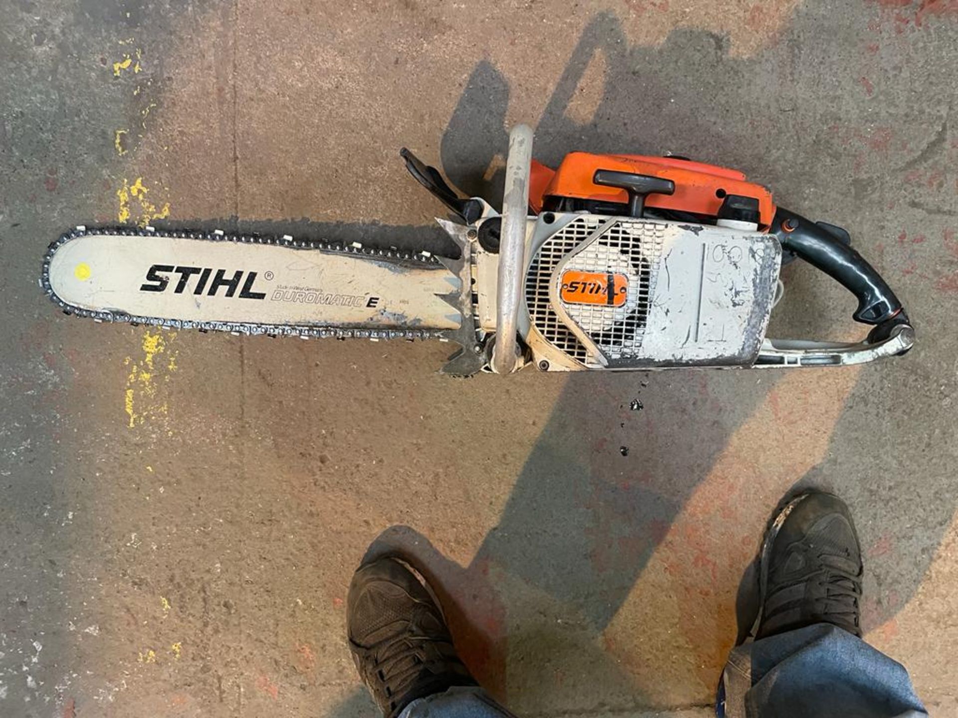 Old chainsaw stihl av76 111cc beast of a machine needs time off someone who no way round machine , - Image 2 of 4