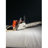 Stihl 034 chainsaw with 18” bar and chain. Selling as a non runner.