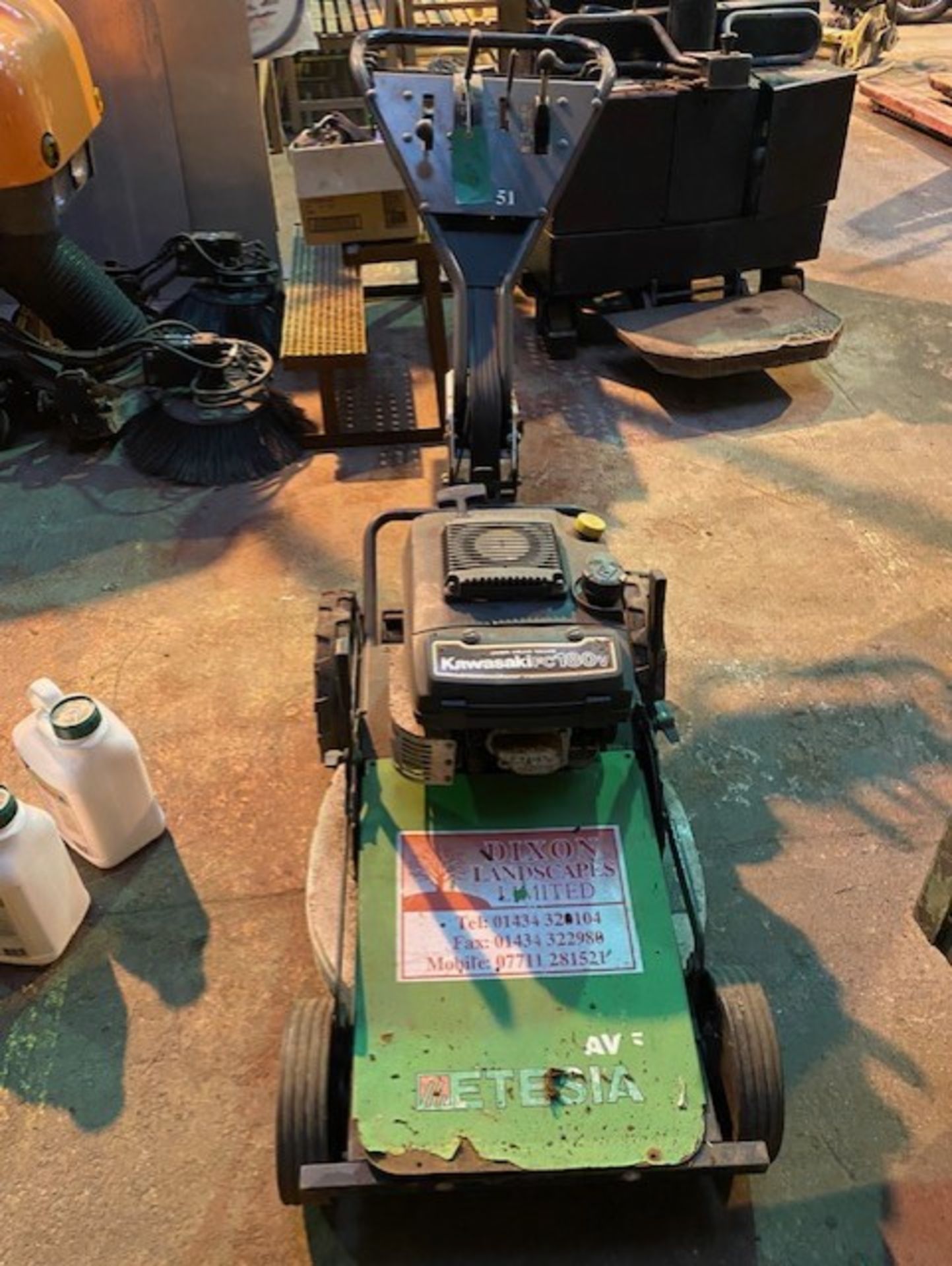 Etesia AV51 Rough Cut Mower , Engine runs but needs a few cables