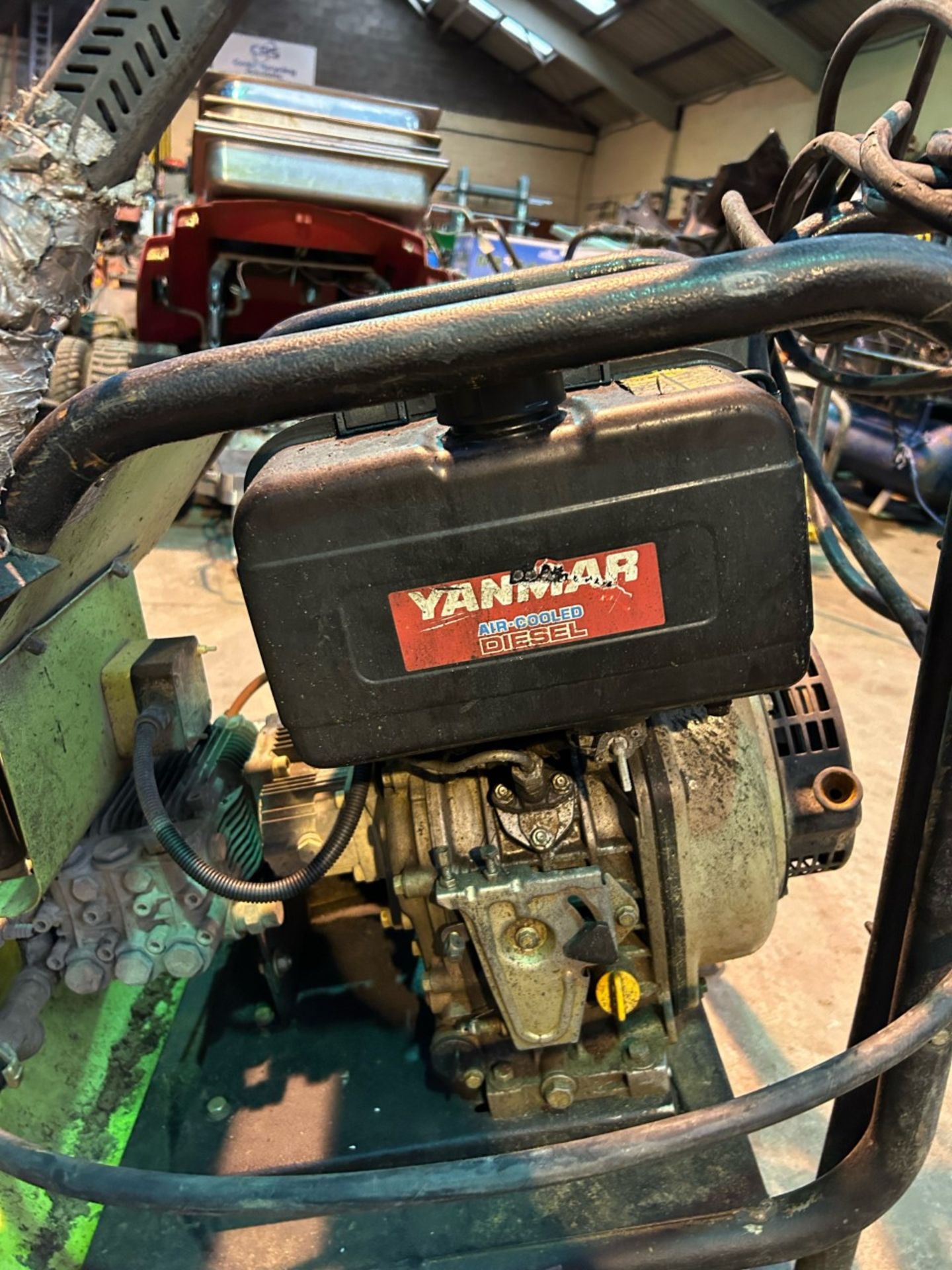 Yanmar air cooled diesel pressure washer. Working order. - Image 2 of 5