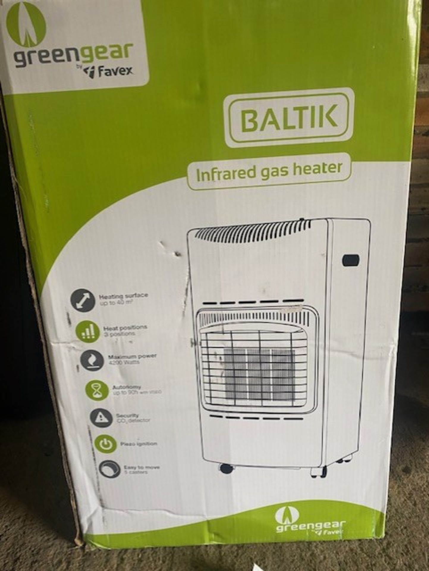 Baltic Infrared Gas Heater ,4200 watts new in box