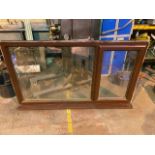 Double Glazed UPVC Window frame with glass 180 x 103 cms