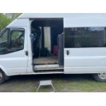 Transit van made into a camper old shape with a genuine 110k miles comes with stereo sound system