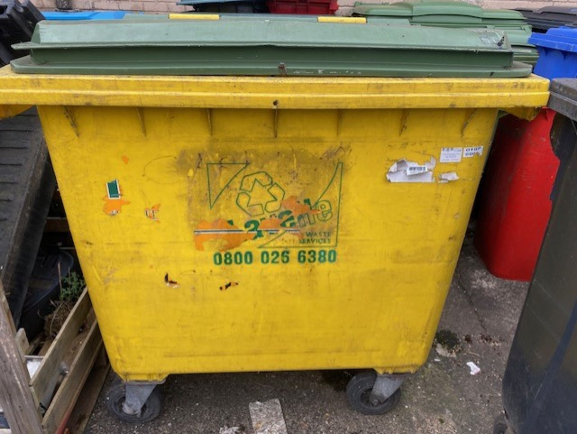 Double Yellow Bin