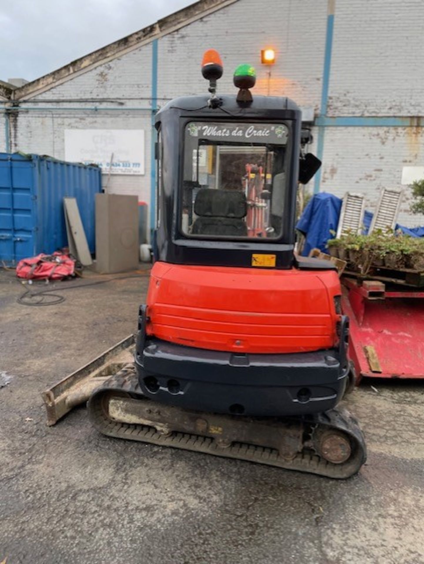 Kubota kx71  3 ton excavator 2015 in very decent condition all working always serviced 3k plus hours - Image 3 of 9