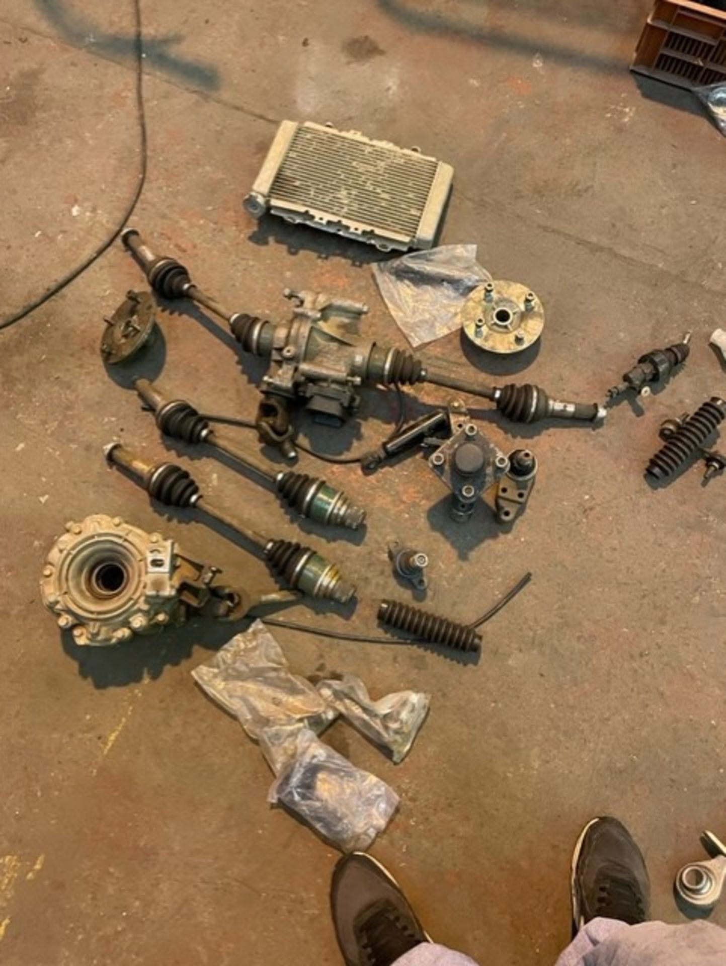 Yamaha quad bike parts gearbox drive shafts and ball joints etc