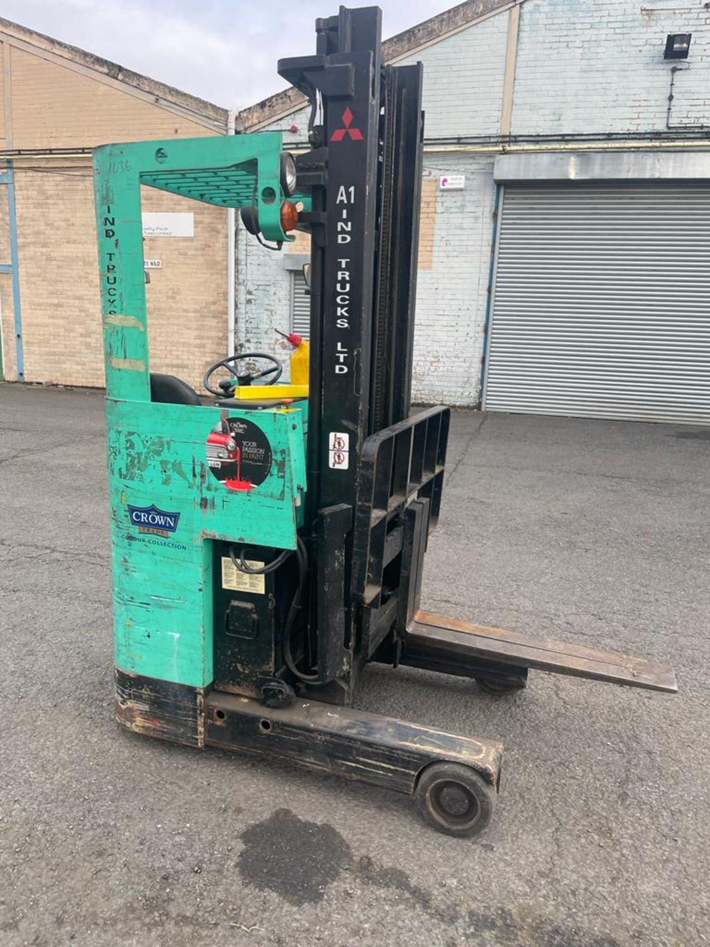 Mitsubishi combi forklift in prime condition this machine has been maintained to the highest - Bild 2 aus 16