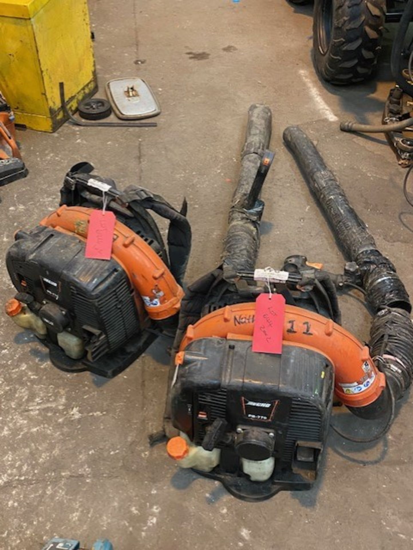 Echo PB-770 Backpack Blower x 2, runners but need work