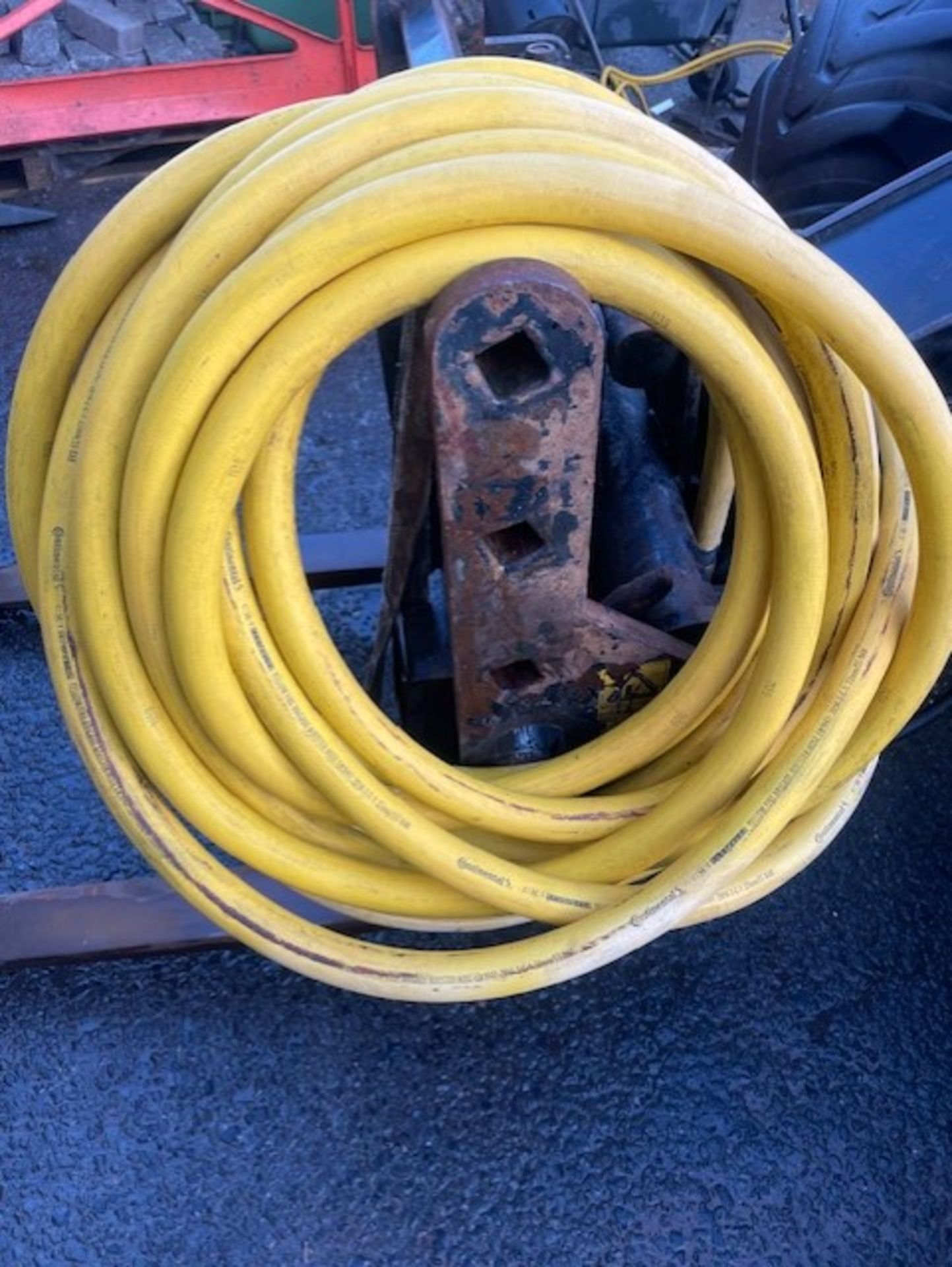 Continental fire brigade hose 20 metres in length with coupler very good strong hose. No more
