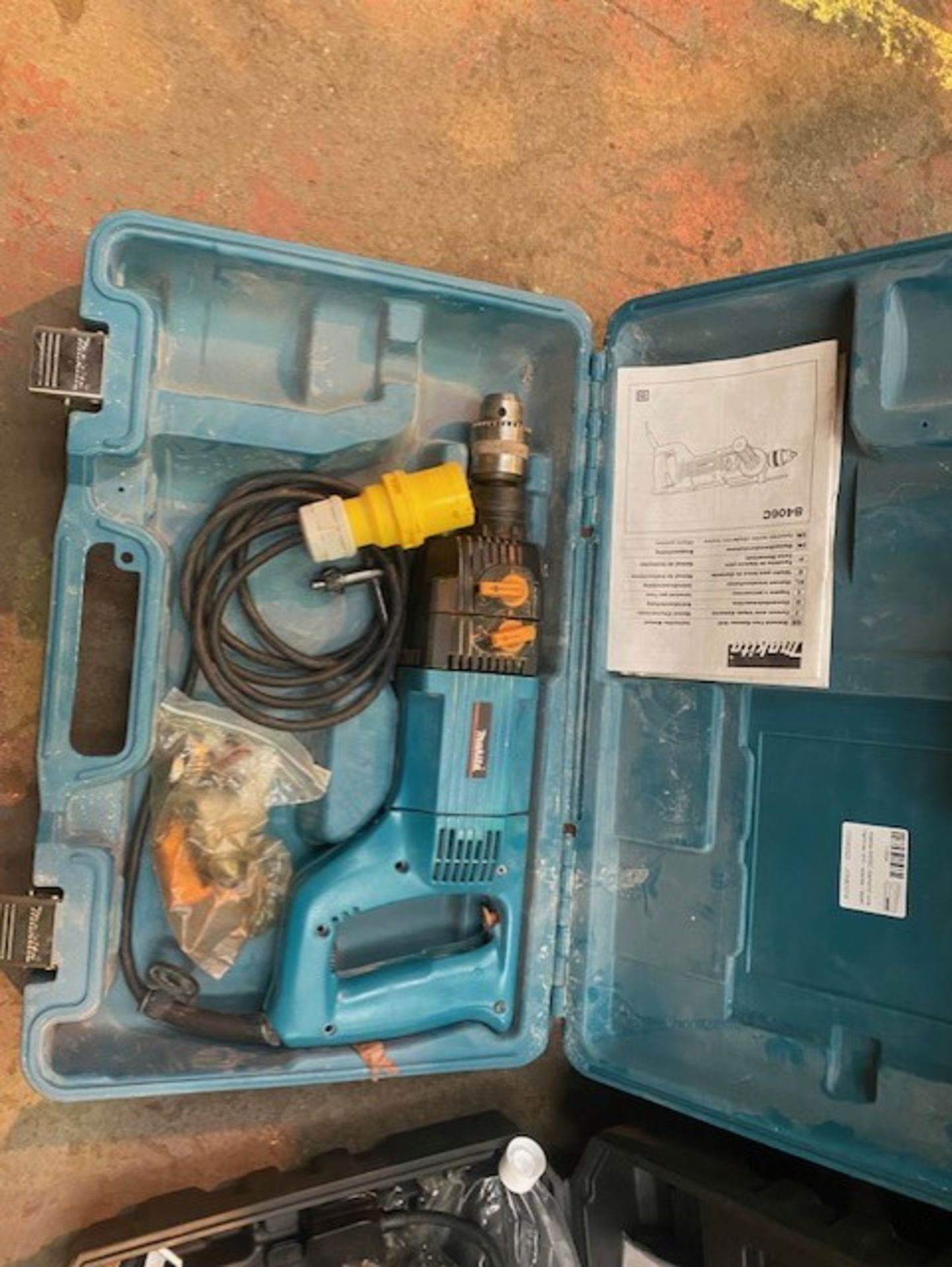 Power Tools , 2 x Makita 110v drills & 1 240v Hammer Drill , sold as seen - Image 2 of 4