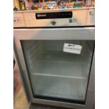 Gram KG210 glass door compact undercounter fridge. Full working order