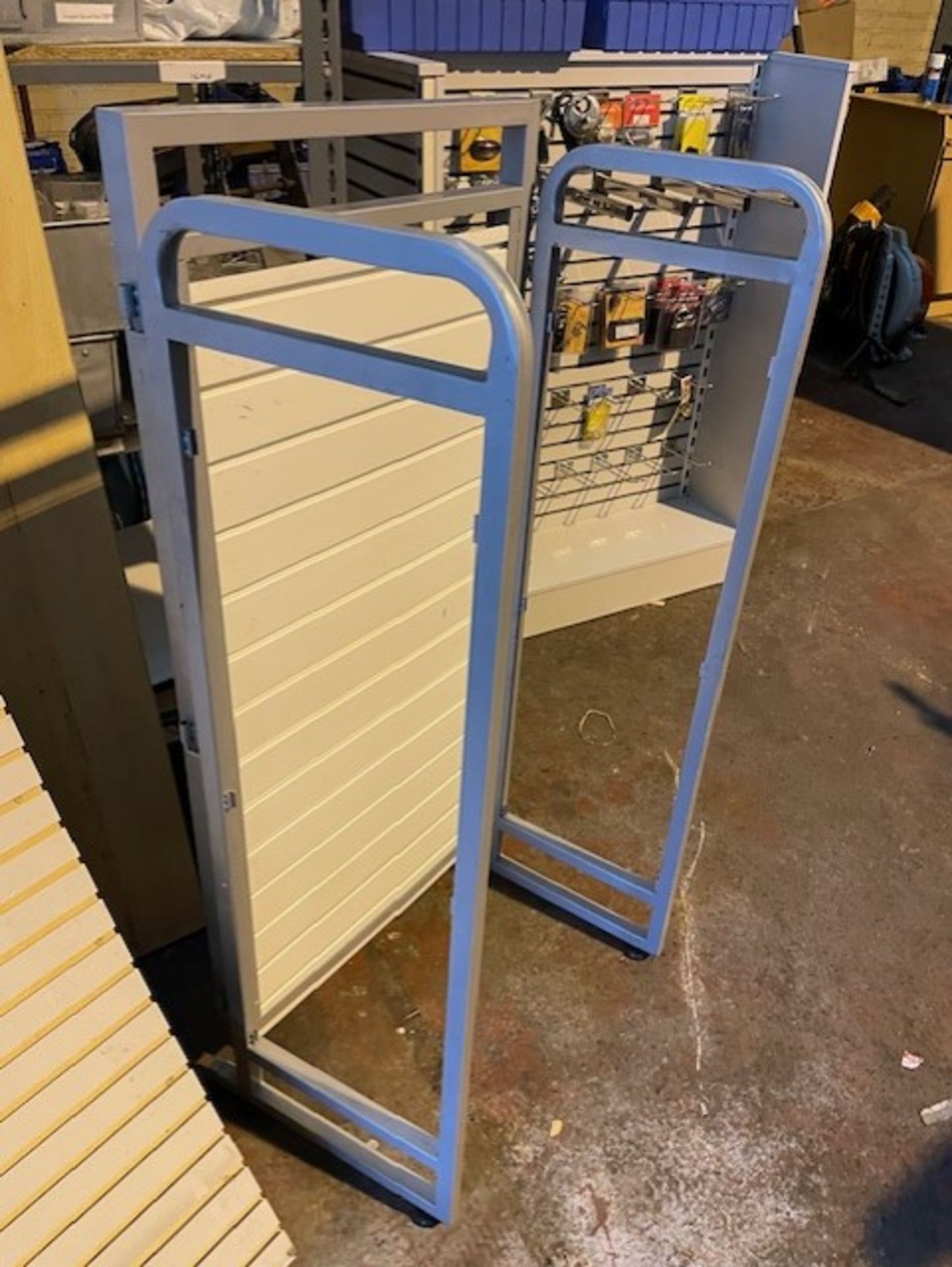 Smaller stand for hanging bits on stands 600 mm wide and 1.25 high