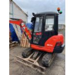 Kubota kx71  3 ton excavator 2015 in very decent condition all working always serviced 3k plus hours