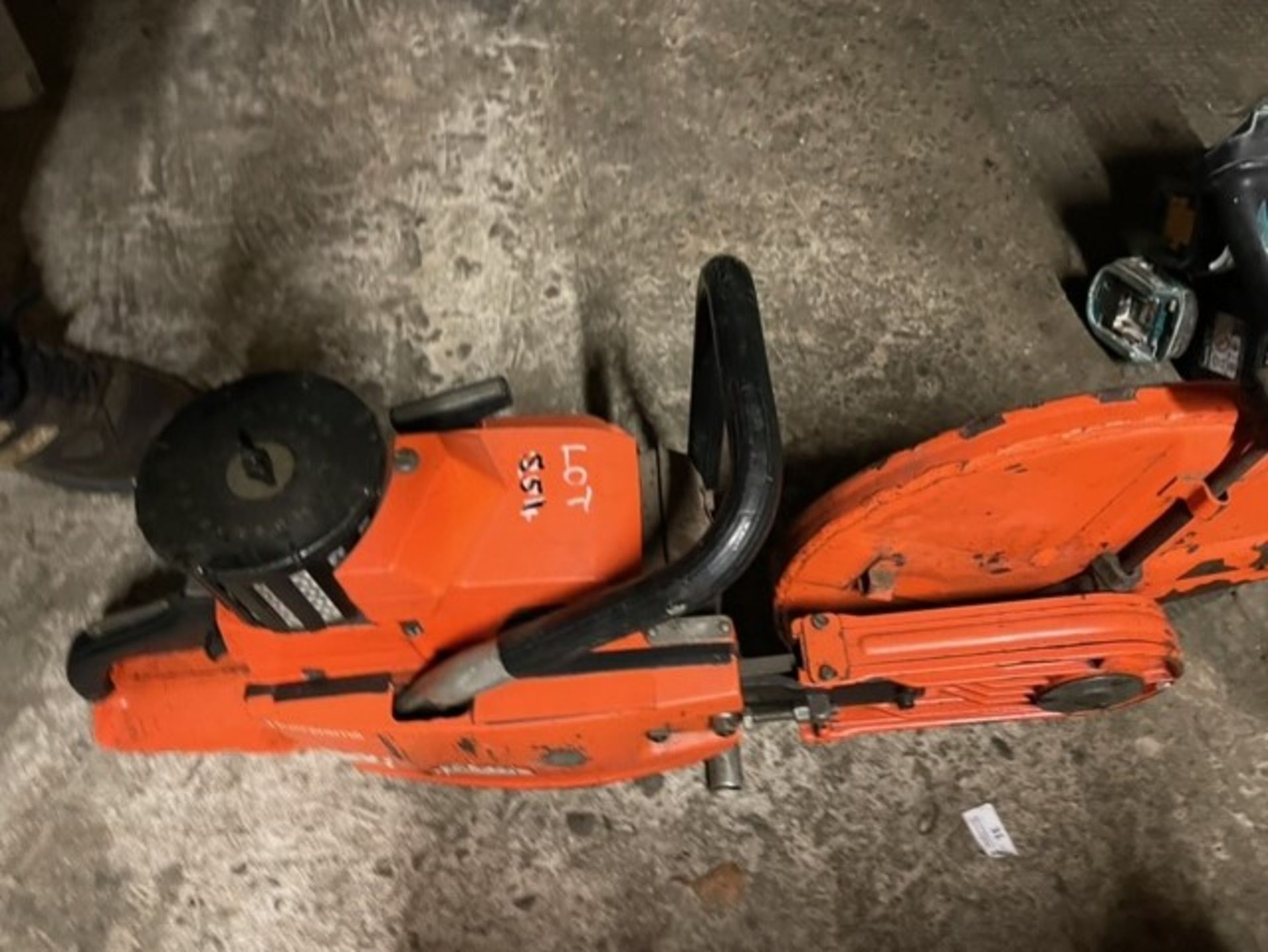 Old husqvarna 380 stone saw - Image 2 of 3