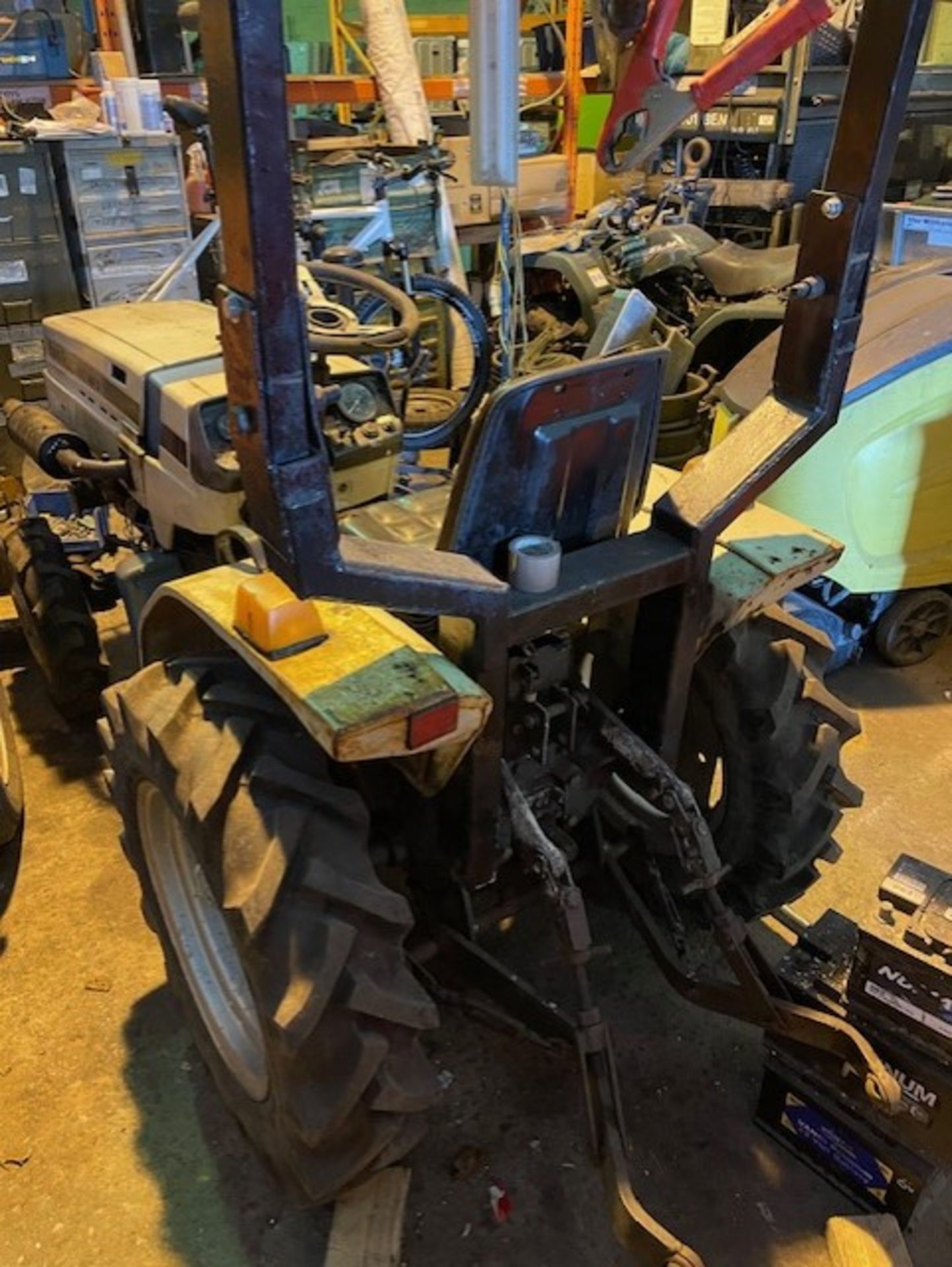 Compact tractor eurotrack iseki 3 cylinder engine it starts but you have to jump start it to get