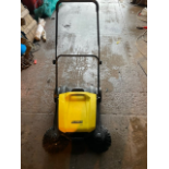 Karcher push along sweeper