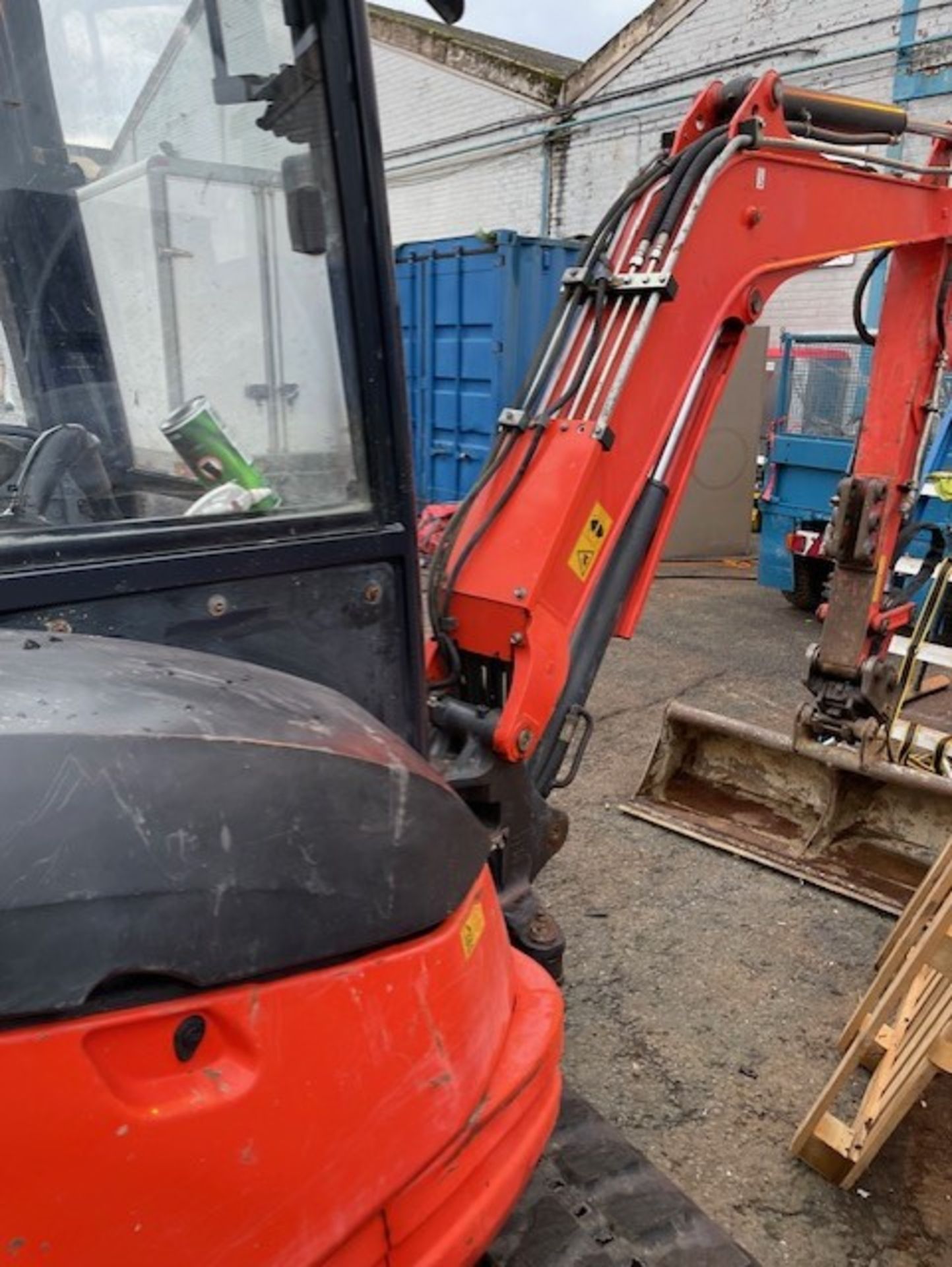 Kubota kx71  3 ton excavator 2015 in very decent condition all working always serviced 3k plus hours - Image 6 of 10