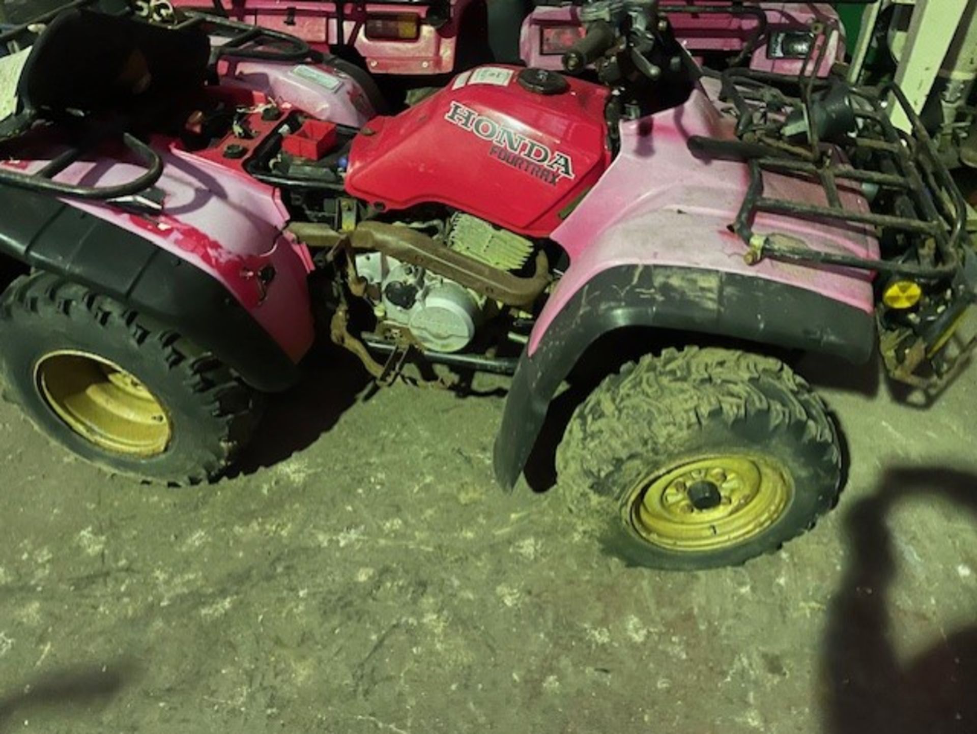 Quad bike fortrax Honda 400 non runner needs tlc - no documents but it has been registered by