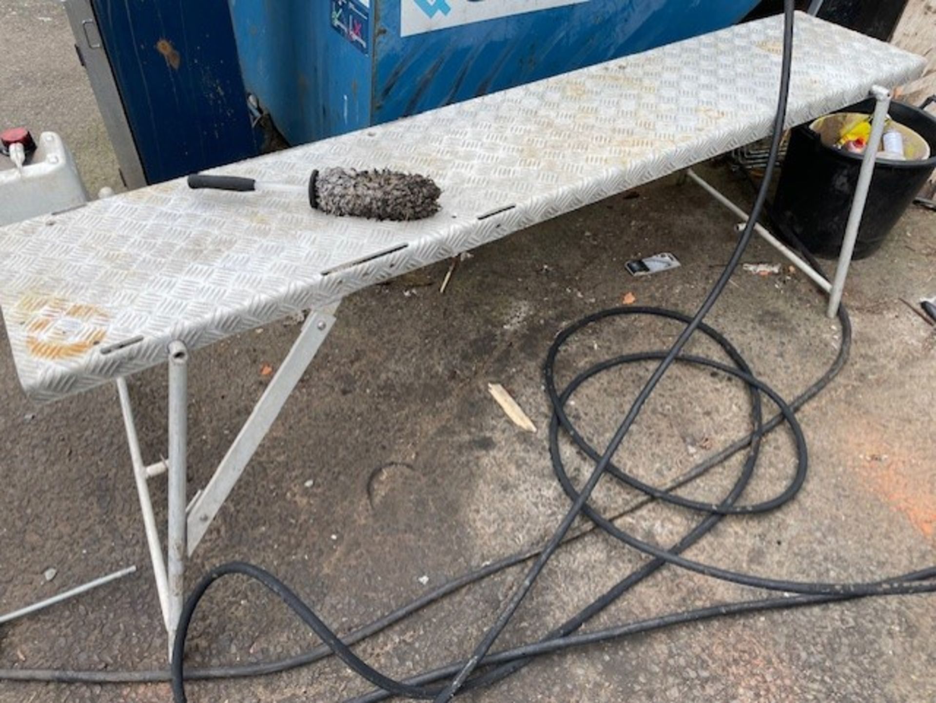 Part of a 2 wheel motorbike stand lift parts missing
