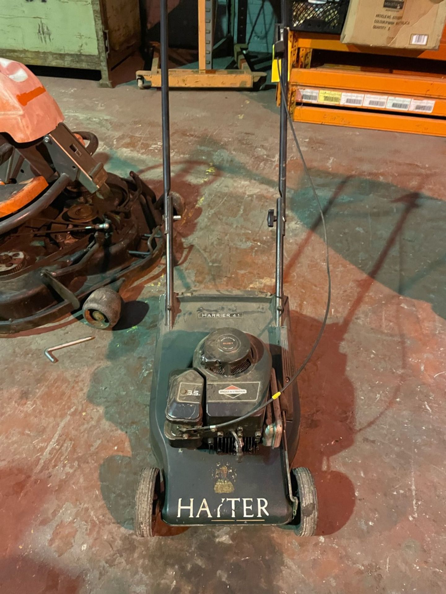 Hayter harrier 41. 2.5hp engine needs new pull cord