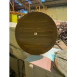 1x new teak lazy Susan 70cm wide to use on outdoor table