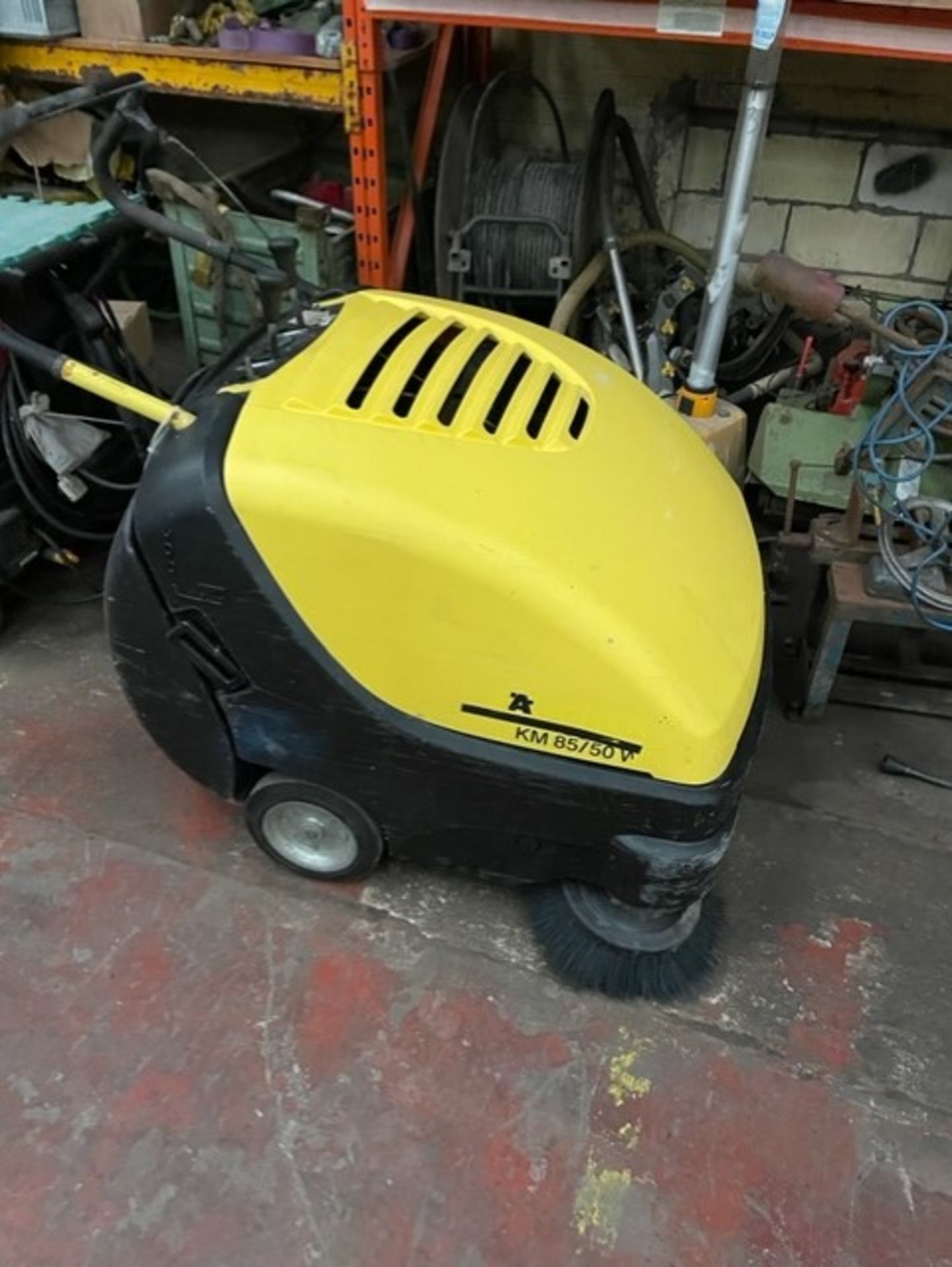 Looking tidy a karcher floor sweeper has a gx 160 engine on it  quite a bulky thing