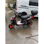 Taiwan golden bee 50cc petrol scooter runs in need of carburetor cleaning out has stood 7 years I