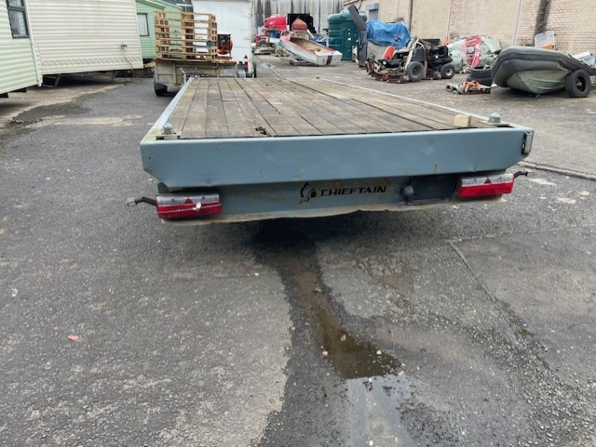 Trailer draw bar from lorry in ok condition will require some work but pulls along ok been stood 6 - Image 2 of 7