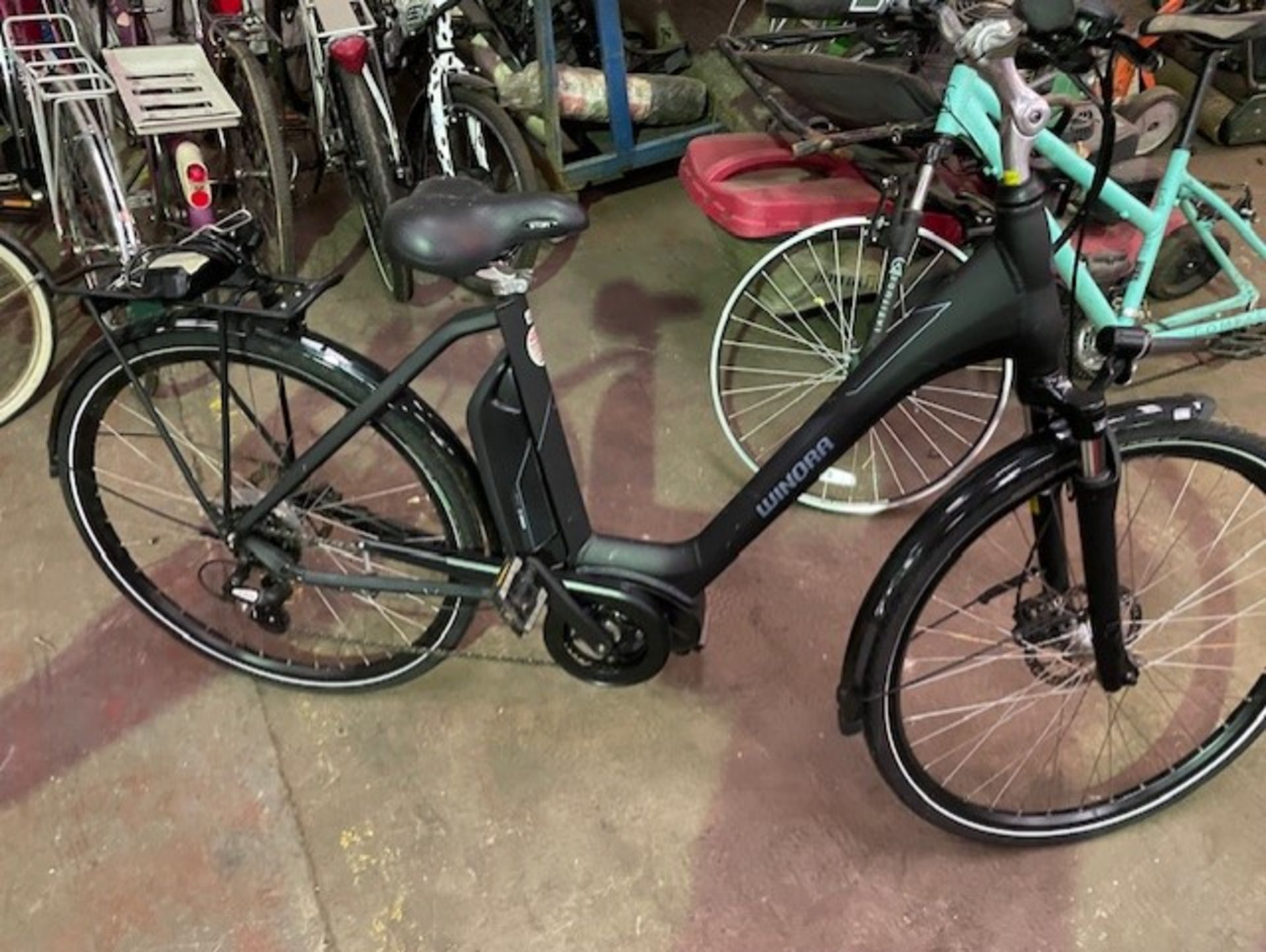 Winona ladies electric bike all working good battery - Image 2 of 5