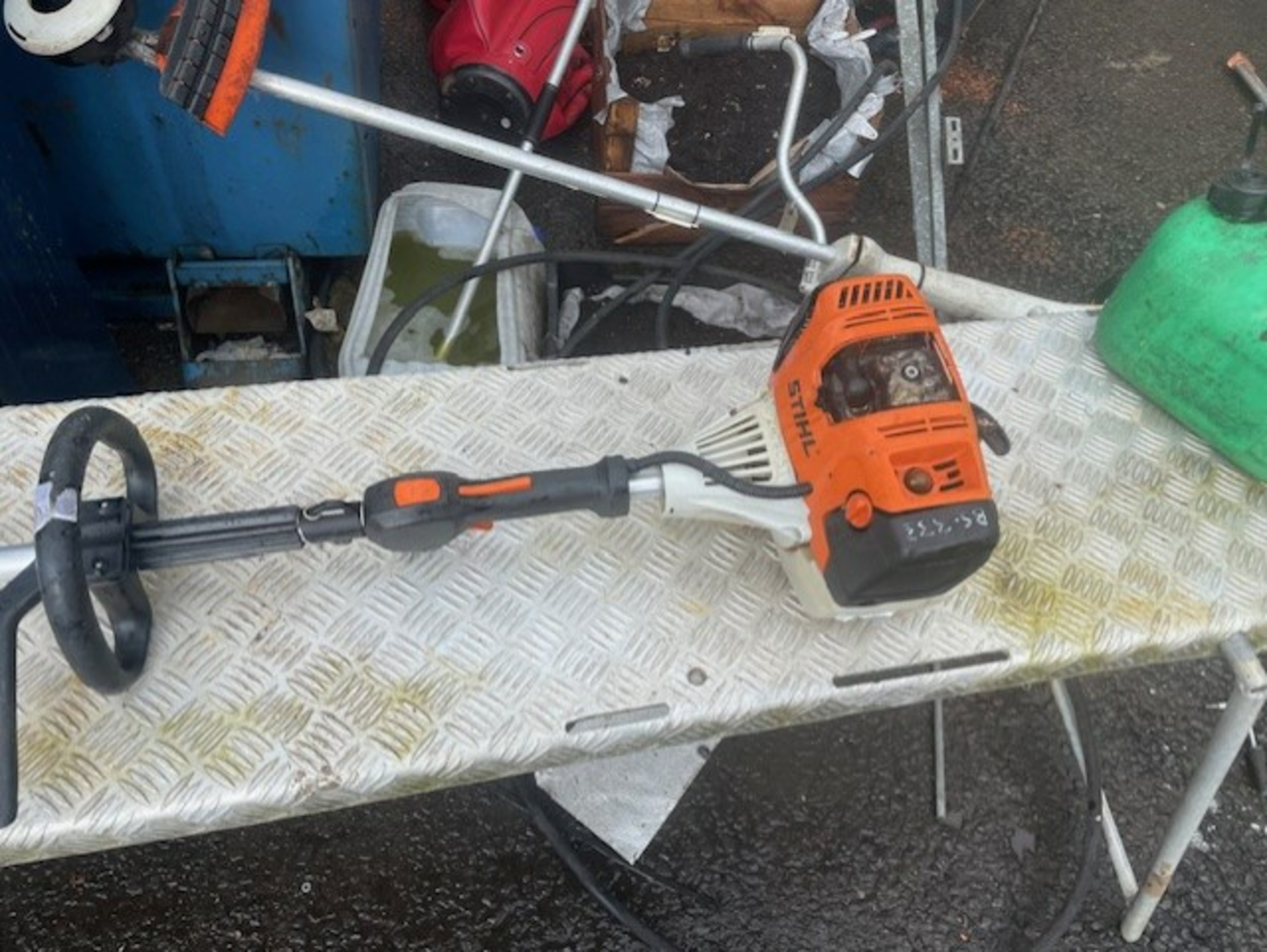 Stihl fs111r as per video working does it all new head for grass cutting any inspection welcome