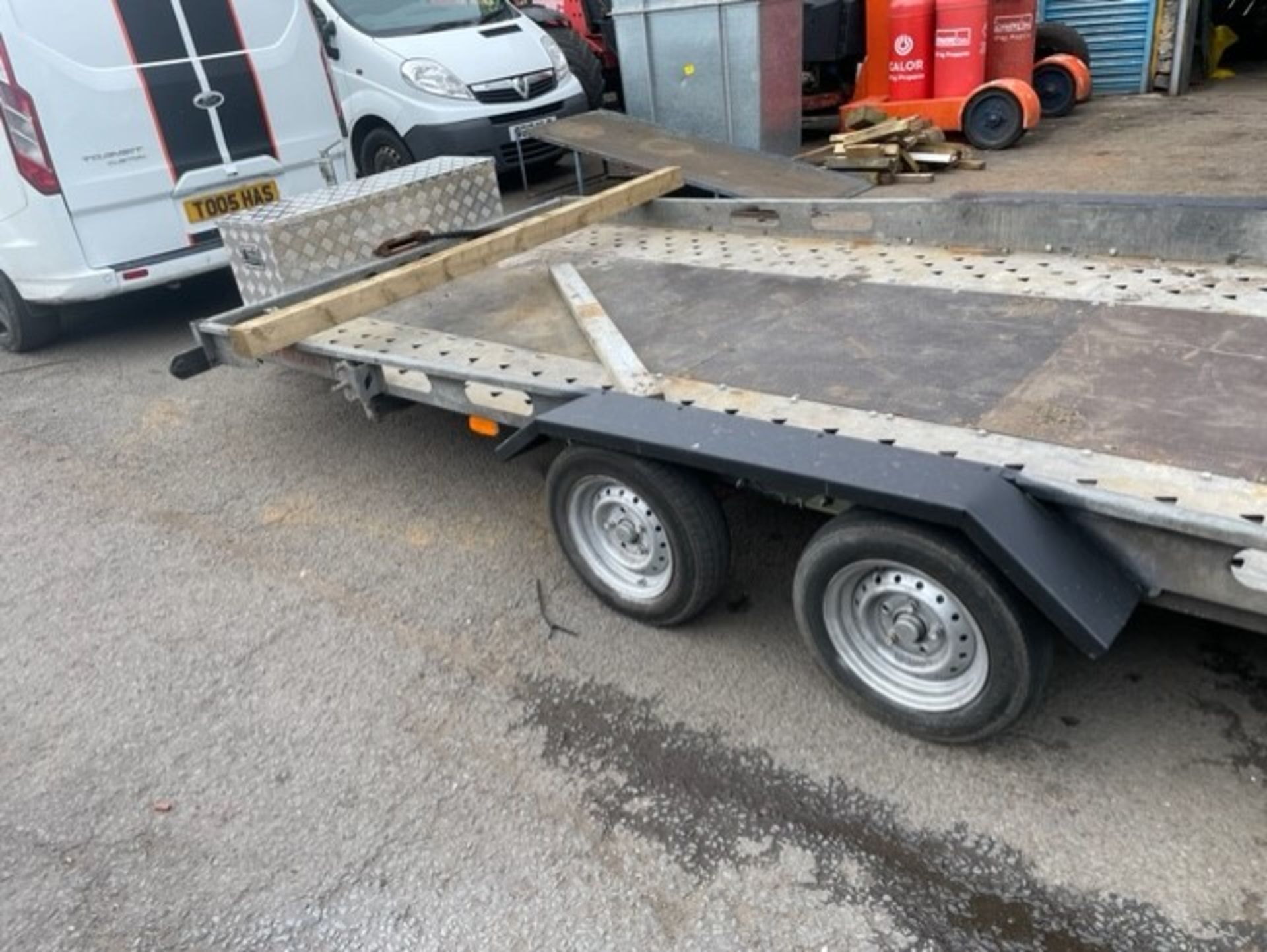 Indespension trailer twin wheel this trailer has been completely refurbished with 2 brand new - Image 3 of 4
